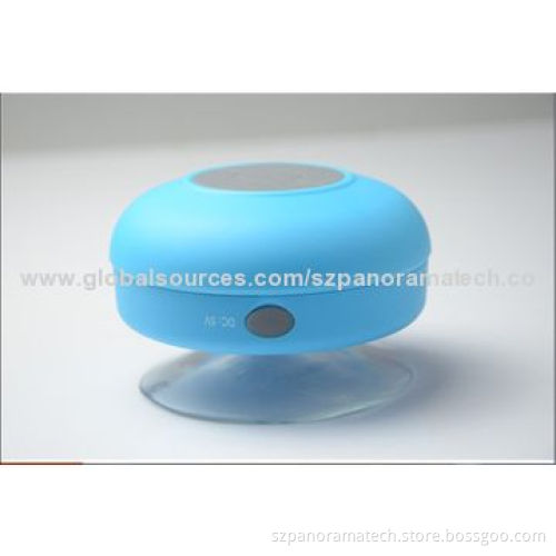 Waterproof Bluetooth Speaker with 2-4 Hours Working Time, Made of ABS + Silicone